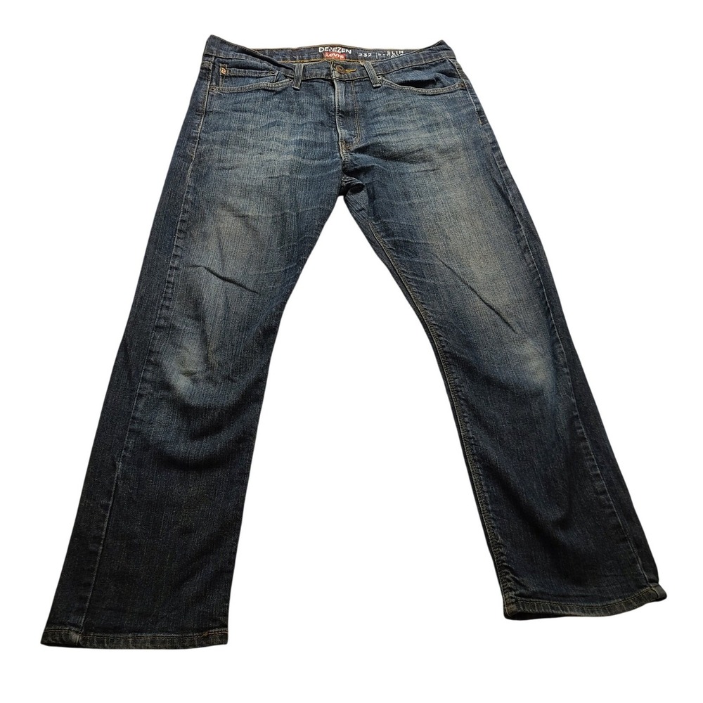 Denizen from Levi's 232 Slim Straight Fit Men's Jeans Blue Medium Wash 33x31